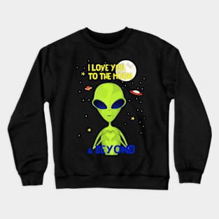 To the Moon Crewneck Sweatshirt